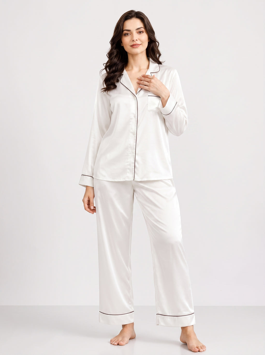 PLAIN SILK - WHITE