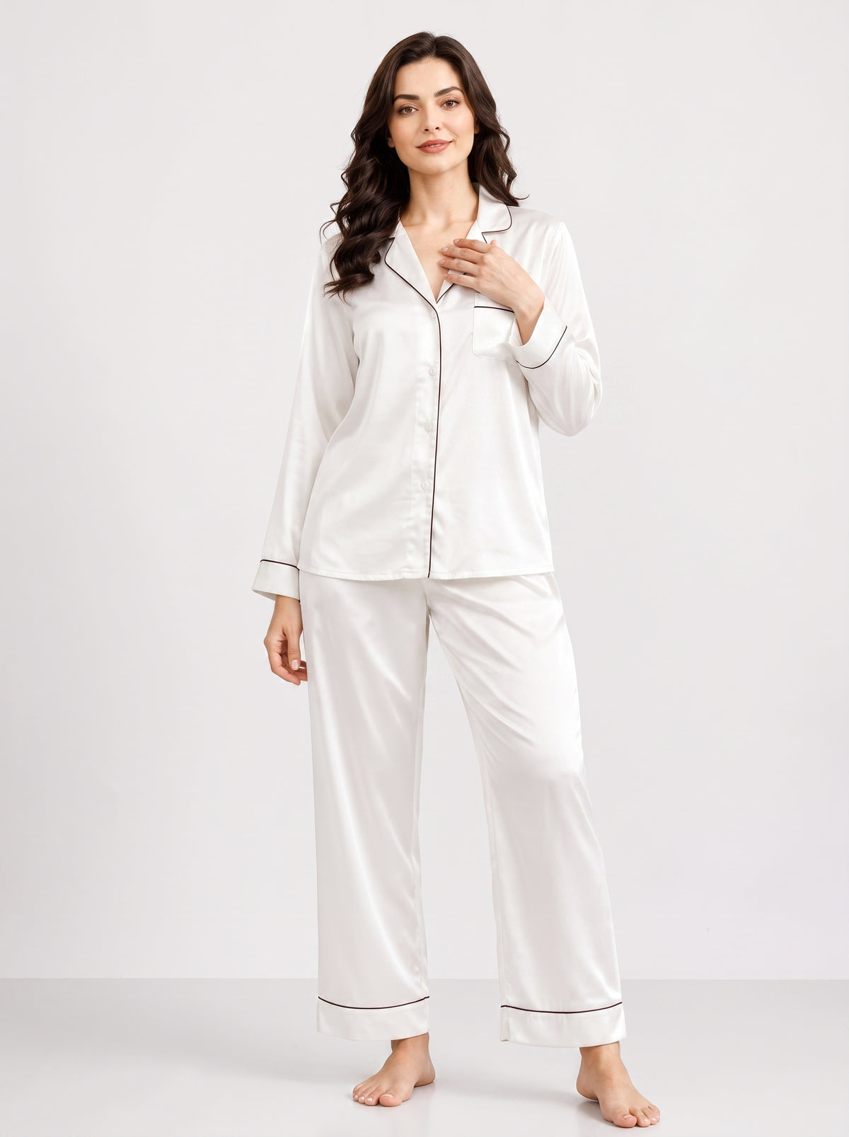 PLAIN SILK - WHITE