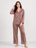 PLAIN SILK - DUST BROWN