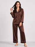 PLAIN SILK - BROWN