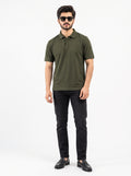Premium Classic Polo T-Shirt - Green olive