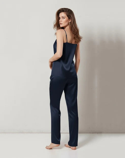 Cami Silk - Navy