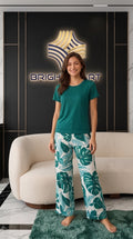 PRINTED PJ SUIT - GREEN
