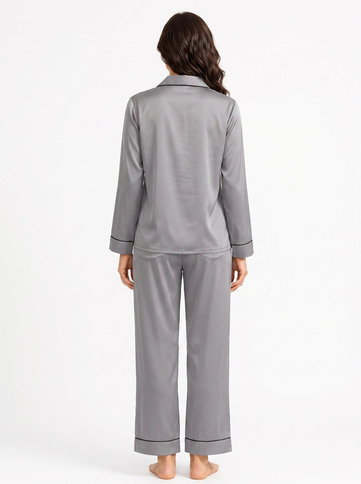 PLAIN SILK - GREY