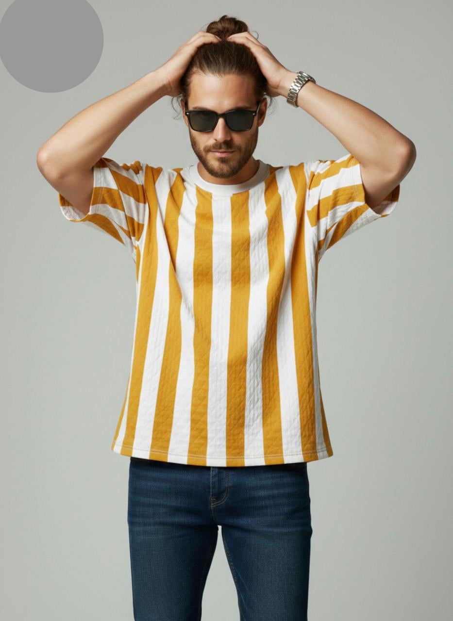 Premium Drop Shoulder - Mustard