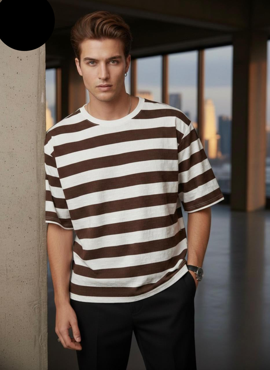 Premium Drop Shoulder - Brown