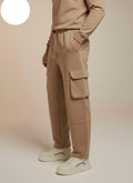 Cargo Pocket Baggy Trouser - Beige