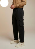 Cargo Pocket Baggy Trouser - Black
