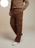 Cargo Pocket Baggy Trouser - Brown