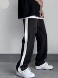 Side Panel Baggy Trouser - Black