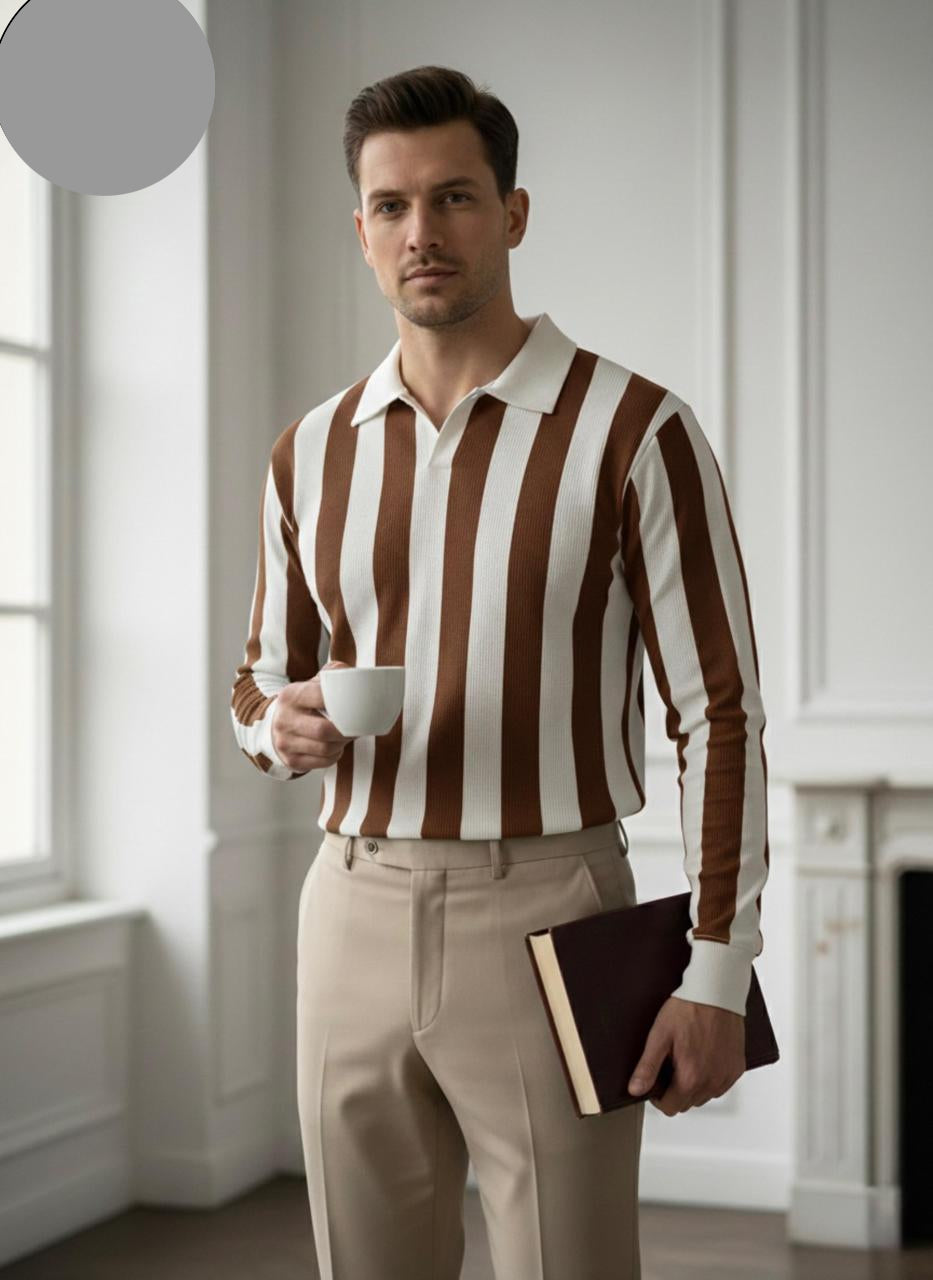 Premium Polo's Full - Brown White