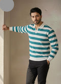 Premium Polo's Full - Turquoise White