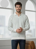 Old Money Style Textured Polo Green - Lining