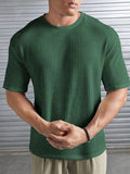 Waffle Knitted Drop Shoulder - Olive
