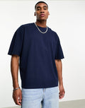 Plain Drop Shoulder - Navy