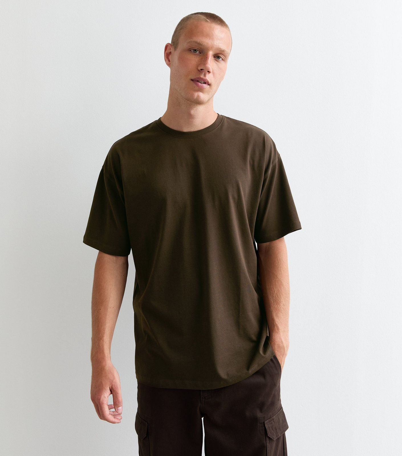 Plain Drop Shoulder - Brown
