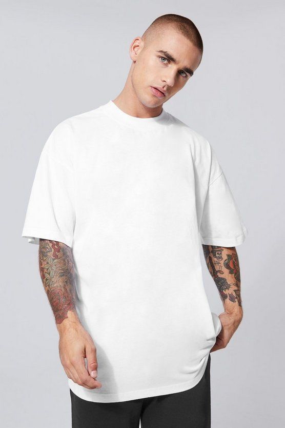 Plain Drop Shoulder - White