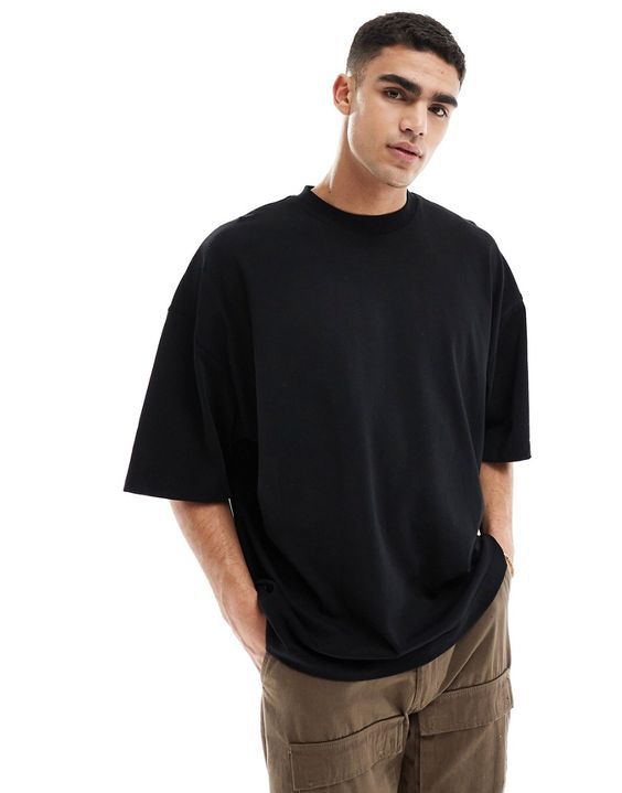 Plain Drop Shoulder - Black