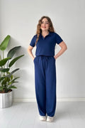 Premium Polo Tracksuit - NAVY