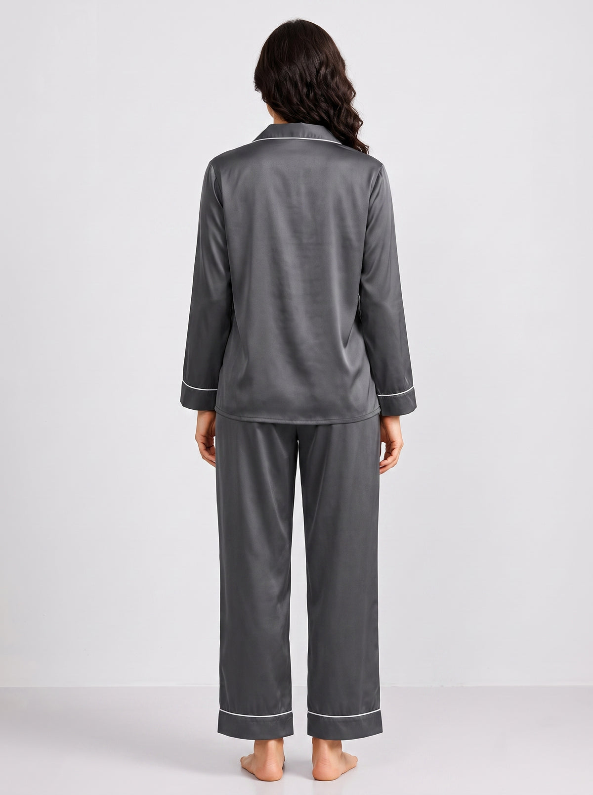 PLAIN SILK - CHARCOAL