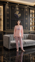 Printed PJ Suit - pink