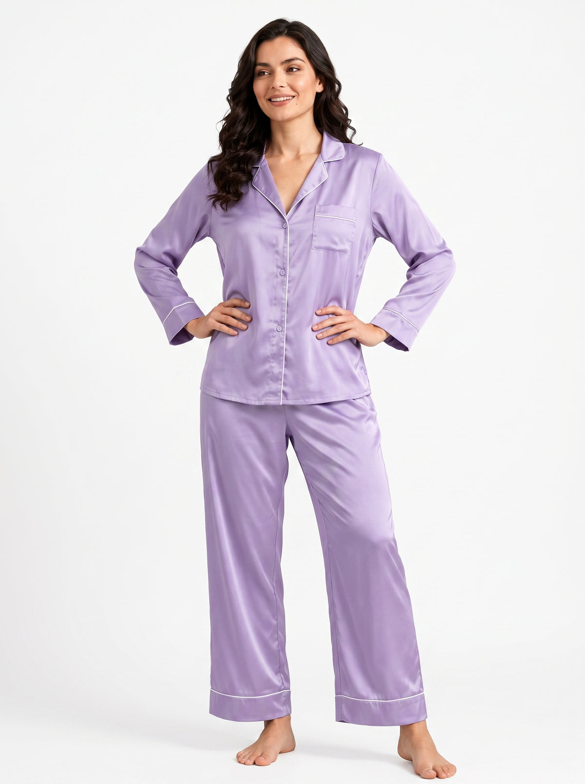 PLAIN SILK - LILAC