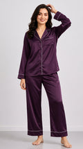 PLAIN SILK - MIDNIGHT PURPLE