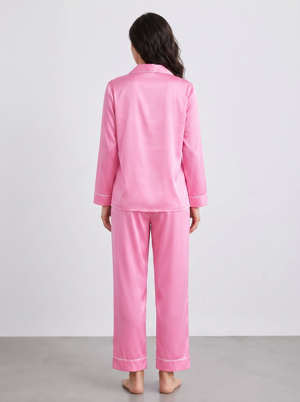 PLAIN SILK - DARK PINK
